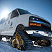 Scenic Snow Safaris Snowcoach Tours - Yellowstone - For those seeking the ultimate access to park geysers, wildlife and Yellowstone adventure, we offer daily tours in our Ford Expedition 8-passenger luxury snowcoach vans.