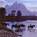 Triangle X Ranch - only 4 night MIN in Aug & Sept - Offering the most spectacular panorama of the Teton range of any lodging facility inside the Park. Enjoy all-inclusive summer ranch stays. August & Sept, only 4-night minimum.