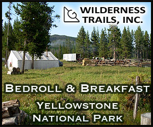 Wilderness Trails - Offering half-and full-day rides, as well as the Bedroll & Breakfast, a one-night stay under the stars with campfire breakfast, in the Teton National Forest, which is a piece of land with stunning views, right between Grand Teton National Park and Yellowstone National Park.