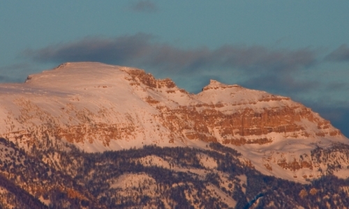 Jackson Hole Mountains Sleeping Indian