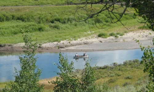Buffalo River Valley Wyoming Canoeing
