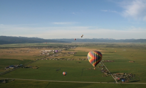 Teton Valley Idaho Hot Air Balloons