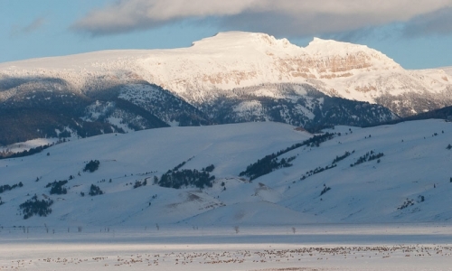 Jackson Hole Sleeping Indian Winter