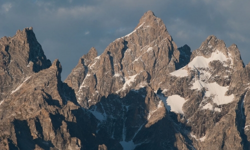 Cathedral Group Grand Teton National Park Mountain Range