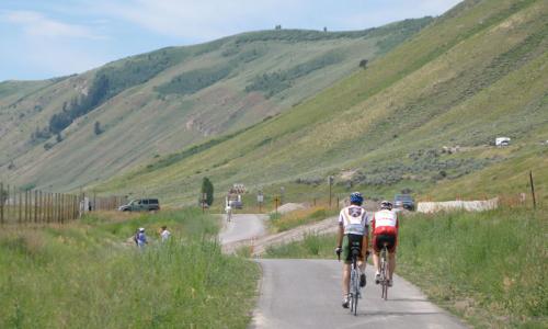 Riding the Paved Pathways of Jackson Wyoming
