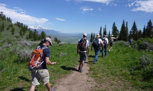 Hiking in Jackson Wyoming