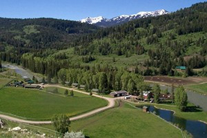 ranch ranches jackson dude spotted horse october wyoming hole guest