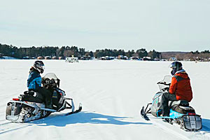 Snowmobile Adventures with Off Grid Experiences