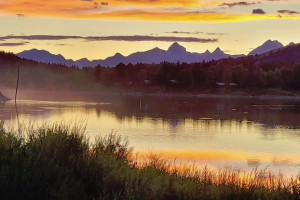 Budges' Slide Lake Cabins - at the river mouth