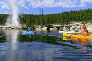 Sea Kayaking Tours on Yellowstone Lake