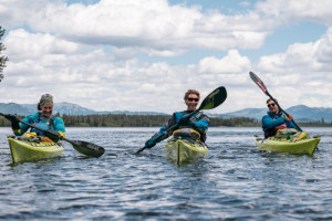 Rendezvous River Sports - Jackson Lake kayaking