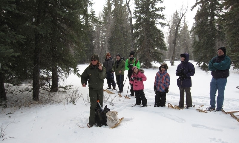 Snowshoeing Grand Teton National Park Ranger Program Wyoming Winter