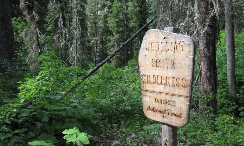 Hiking up Darby Canyon