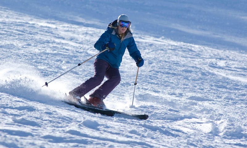 Skiing at Snow King Ski Area