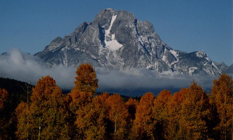 Mount Moran in Grand Teton National Park