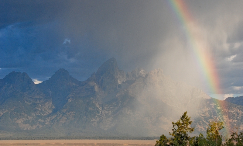 Grand Teton National Park Rainbow