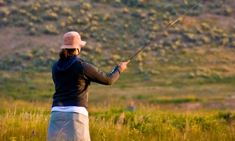 Fishing Flat Creek Jackson Wyoming
