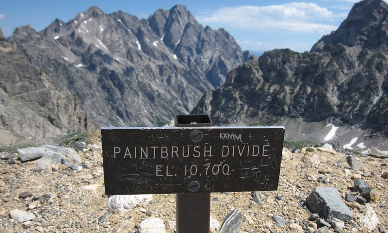 On top of Paintbrush Divide